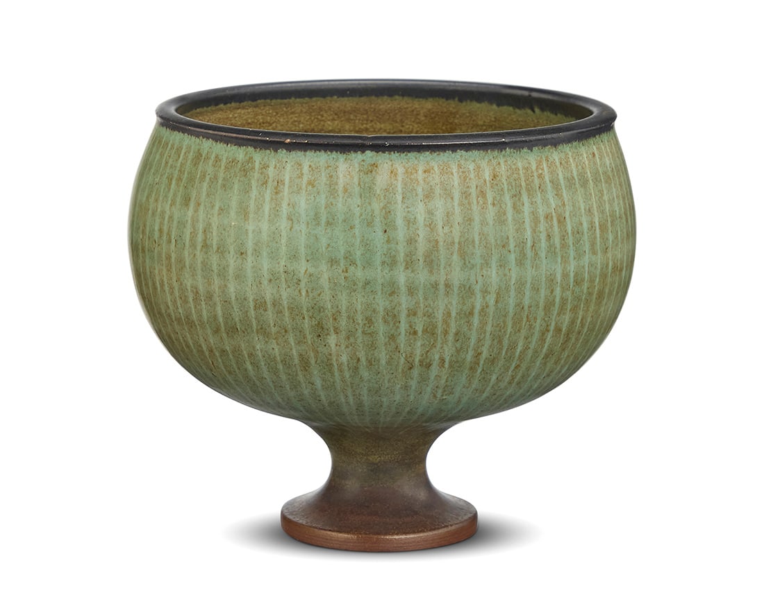 Harrison McIntosh (1914-2016), A glazed stoneware footed bowl, mid-20th century (1 of 7)