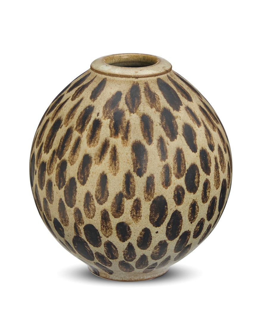 Harrison McIntosh (1914-2016), A glazed stoneware vase, mid-20th century (1 of 5)