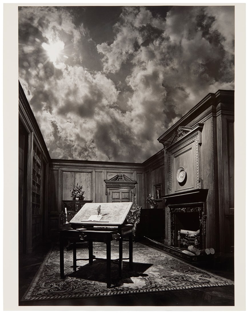 Jerry N. Uelsmann (1934-2022), "Untitled," 1976: Jerry N. Uelsmann (1934-2022) "Untitled," 1976 Photograph on paper From the edition of unknown size Signed, titled, and dated in pencil and with the artist's copyright stamp in black ink, all verso:
