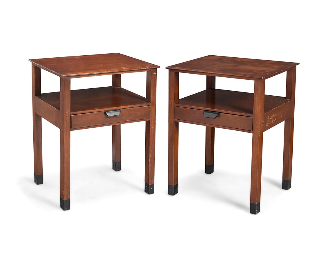 Edward Wormley (1907-1995), A pair of nightstands model 5363 for Dunbar, mid-20th century (1 of 7)