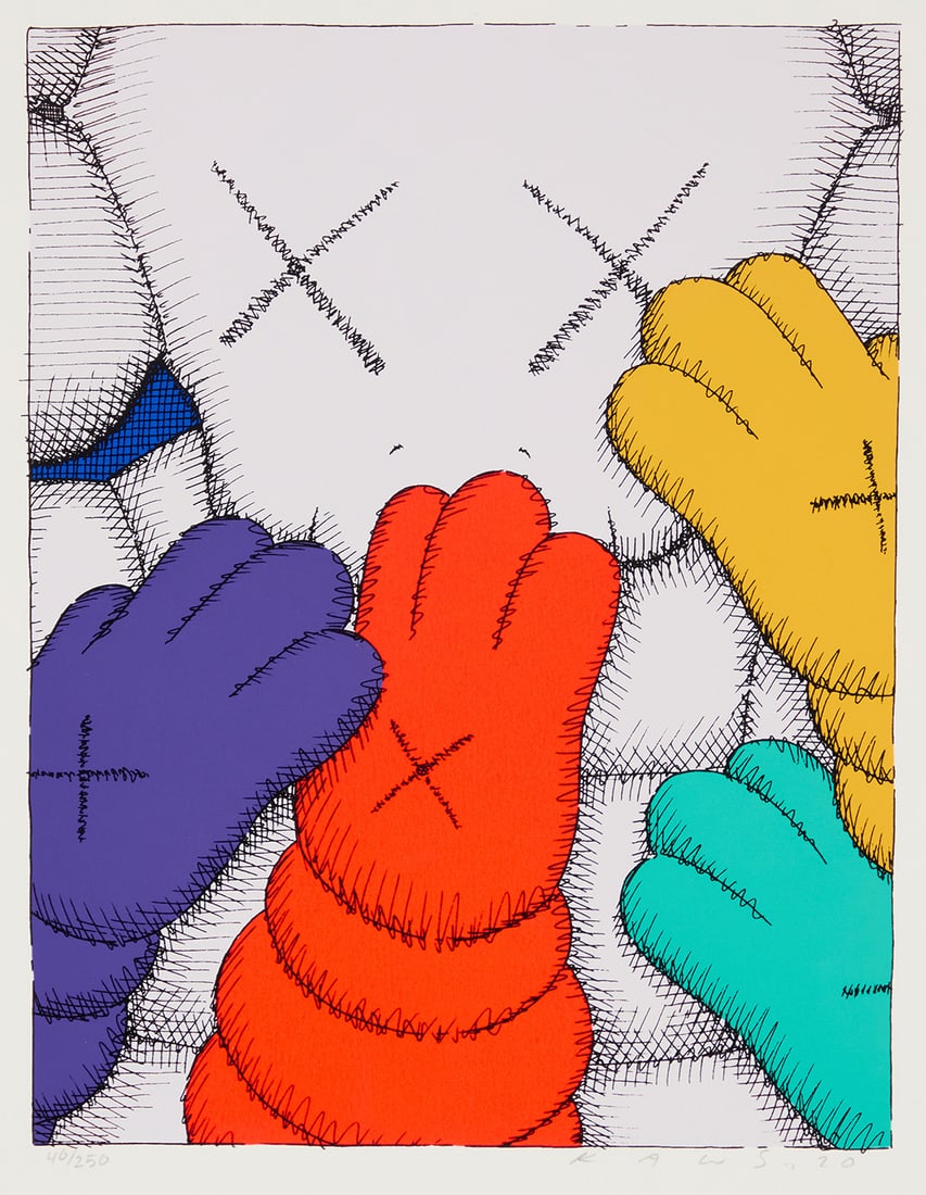 KAWS (b. 1974), Untitled, one plate from the "Urge" portfolio, 2020 (1 of 6)