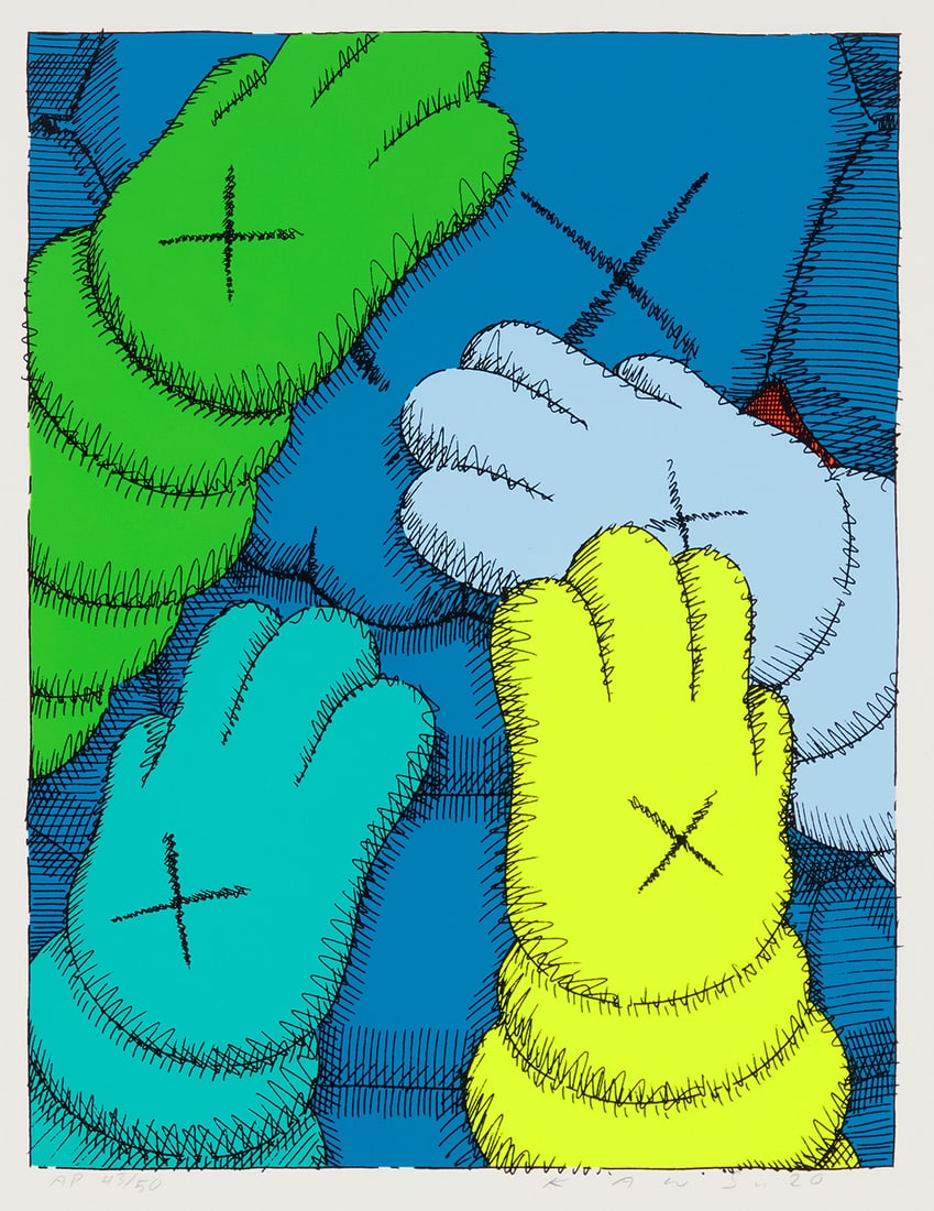 KAWS (b. 1974), Untitled, one plate from the "Urge" portfolio, 2020 (1 of 6)