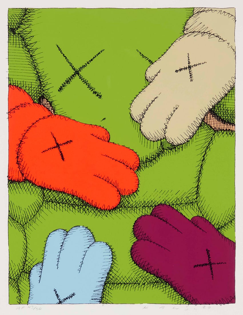 KAWS (b. 1974), Untitled, one plate from the "Urge" portfolio, 2020 (1 of 7)