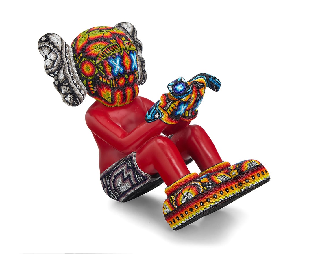 Rick (CHROMA) Wolfryd (b. 1953), Seated KAWS (1 of 10)