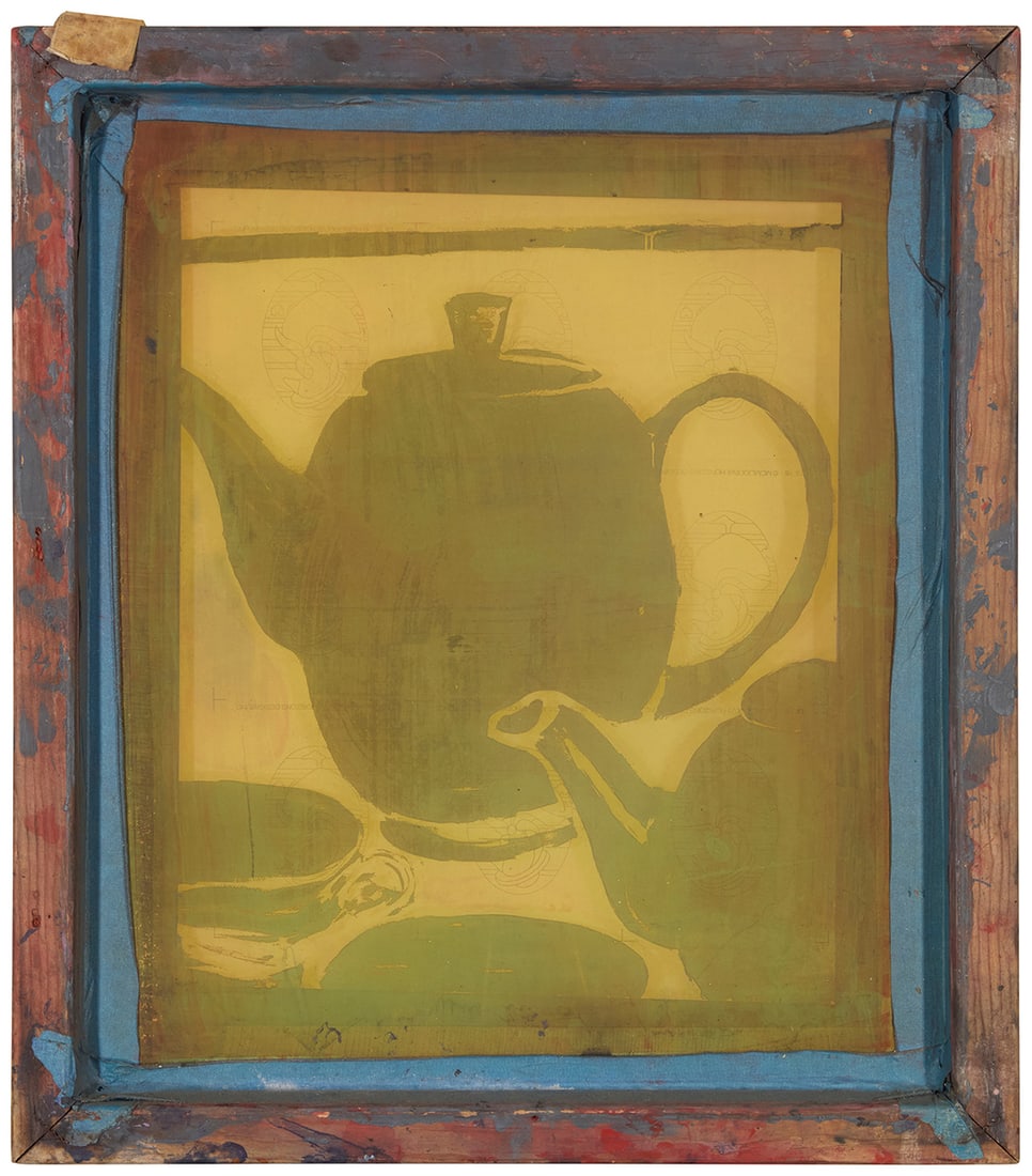 Studio of Andy Warhol: Studio of Andy WarholOriginal screen used for printing28.5 " H x 24.375" W x 1.75" D Provenance:Collection of Louis Waldon, reputed to be an original Andy Warhol screenCollection of Stefan Lawrence, f