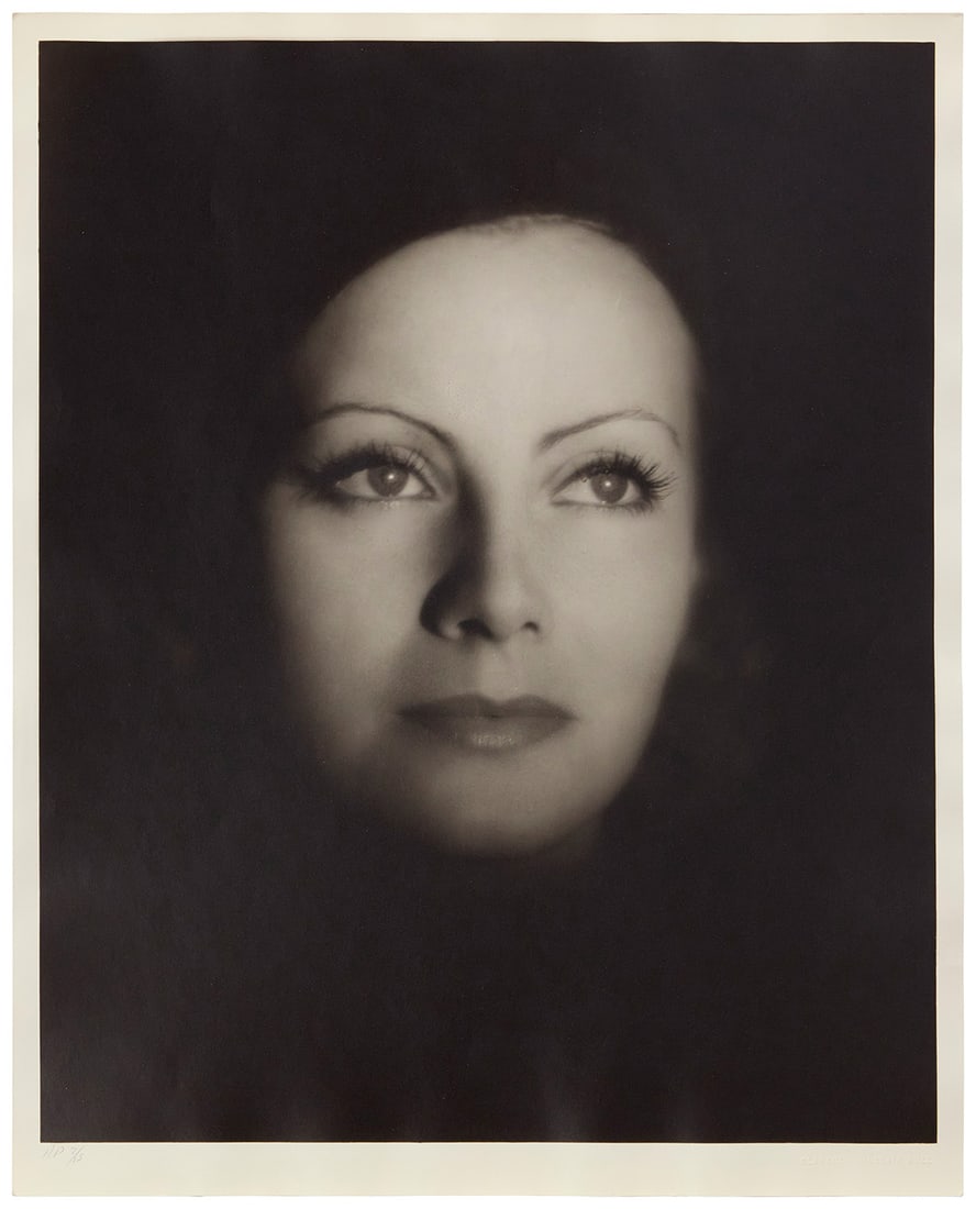 Clarence Sinclair Bull (1895-1979), Greta Garbo: Clarence Sinclair Bull (1895-1979) Greta Garbo Gelatin silver print on paper Edition: AP 7/15 With the artist's embossed stamp and numbered in pencil, all in the lower margin: Clarence Sinclair Bull