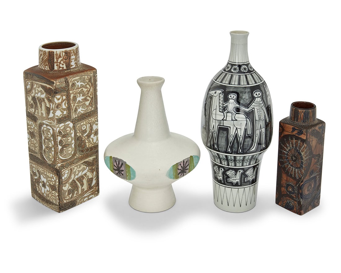 Four Modern ceramic vases - 2