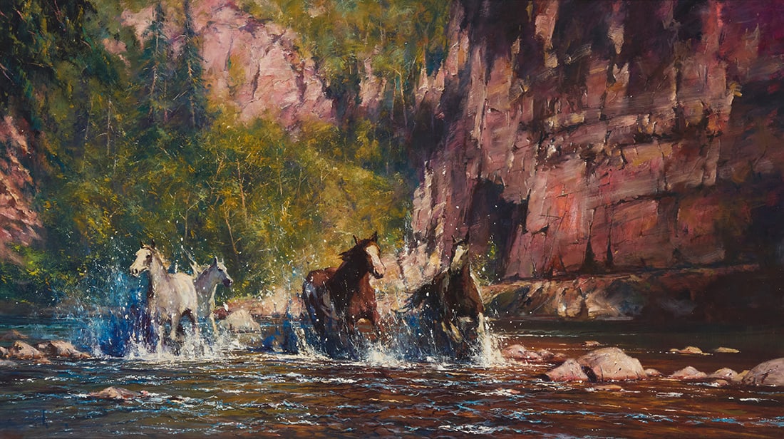 Robert Hagen (b. 1947), "Startled" (1 of 5)