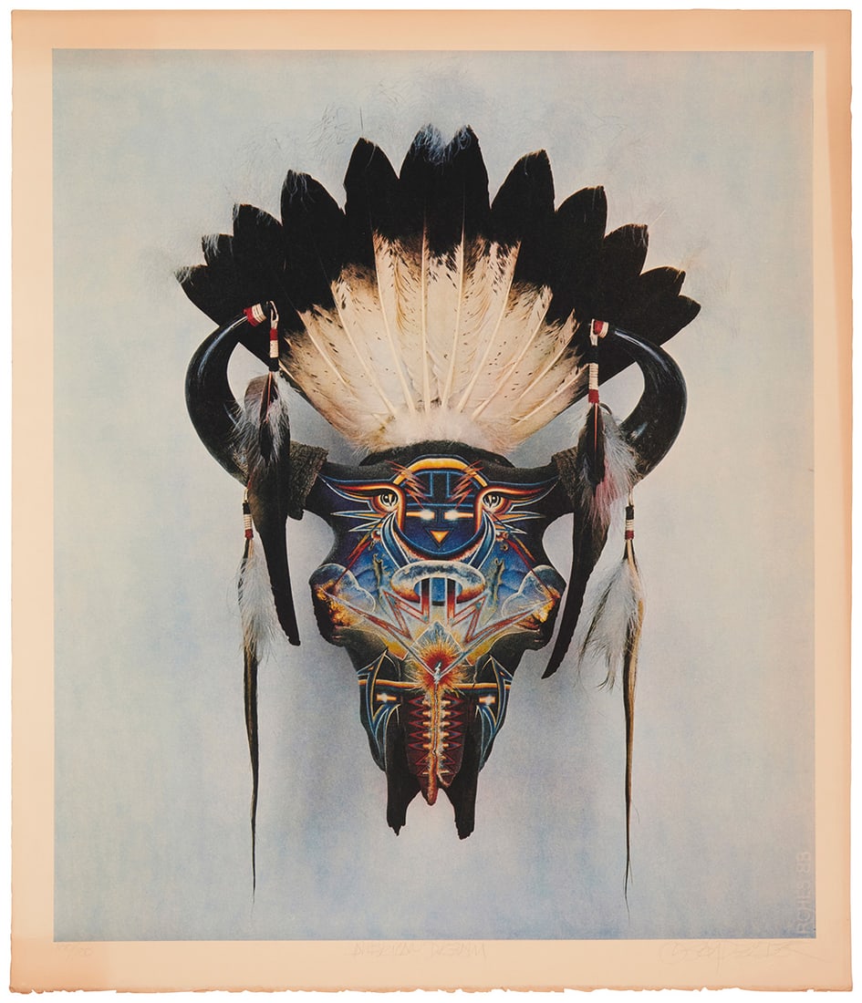 Boyd Elder (1944-2018), "American Dream I," 1975: Boyd Elder(1944-2018)"American Dream I," 1975Offset lithograph in colors on Arches paperEdition 100/100Signed, titled, and numbered in pencil in the lower margin: © Boyd Elder; Cirrus Editions Ltd, L