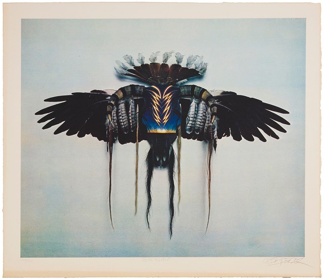 Boyd Elder (1944-2018), "Geronimo," 1975: Boyd Elder(1944-2018)"Geronimo," 1975Offset lithograph in colors on Arches paperEdition: 100/100Signed, titled, and numbered in pencil in the lower margin: © Boyd Elder; Cirrus Editions Ltd, Los Ange