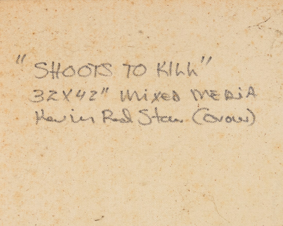 Kevin Red Star (b. 1943, Crow), "Shoots to Kill" - 3