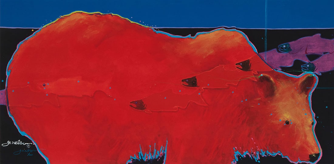 Jim Nelson (1943-2022), "Top of the Order": Jim Nelson (1943-2022) "Top of the Order" Offset lithograph in colors on paper Edition: 1/20 Signed and numbered in blue pencil, and with the printed signature and copyright in the image, all lower