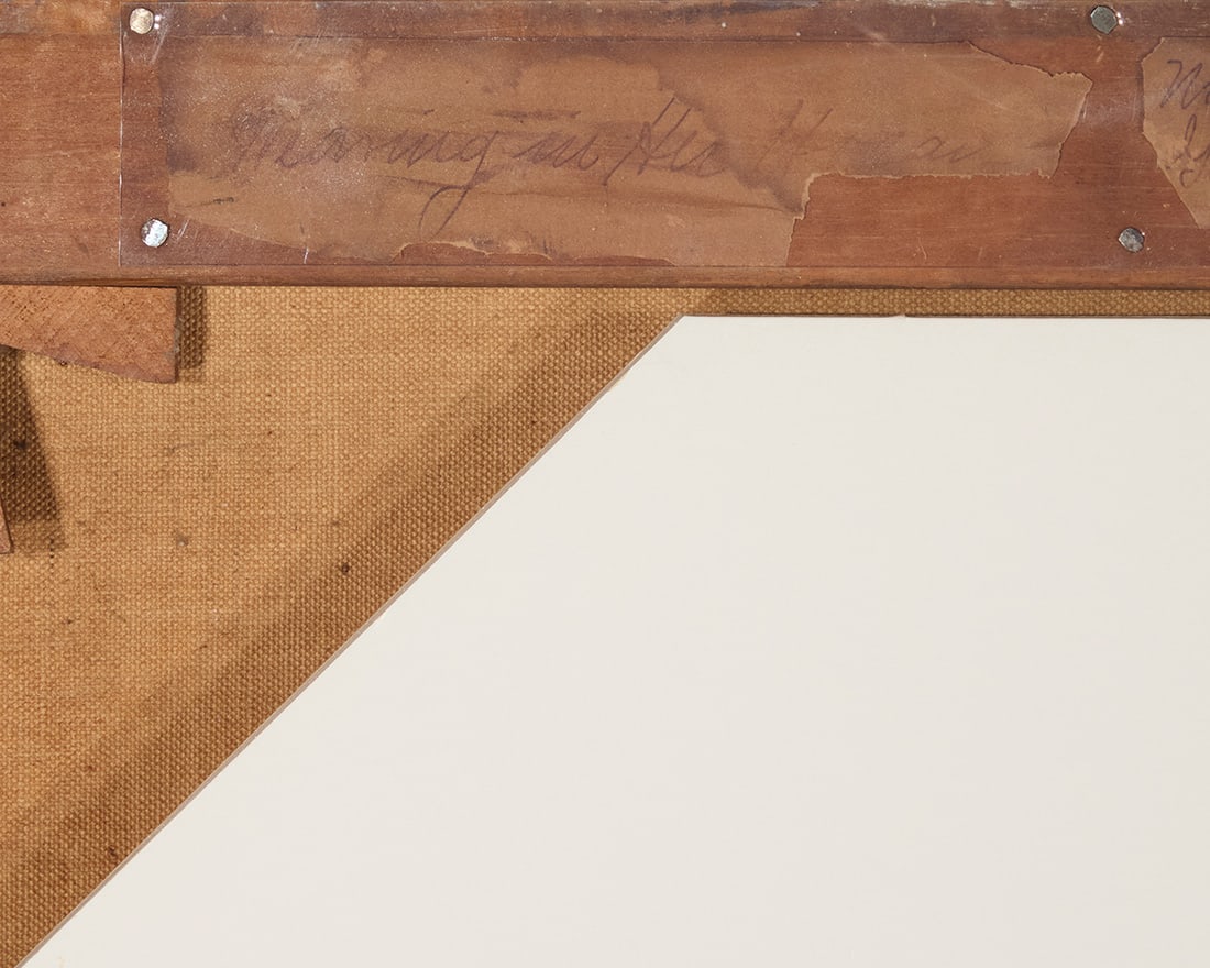 Kathryn Woodman Leighton (1875-1952), "Weaving in Her Hogan" - 4