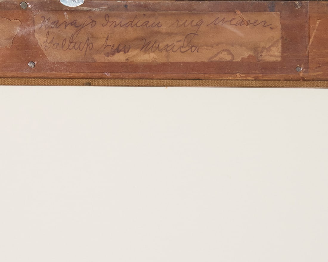 Kathryn Woodman Leighton (1875-1952), "Weaving in Her Hogan" - 5