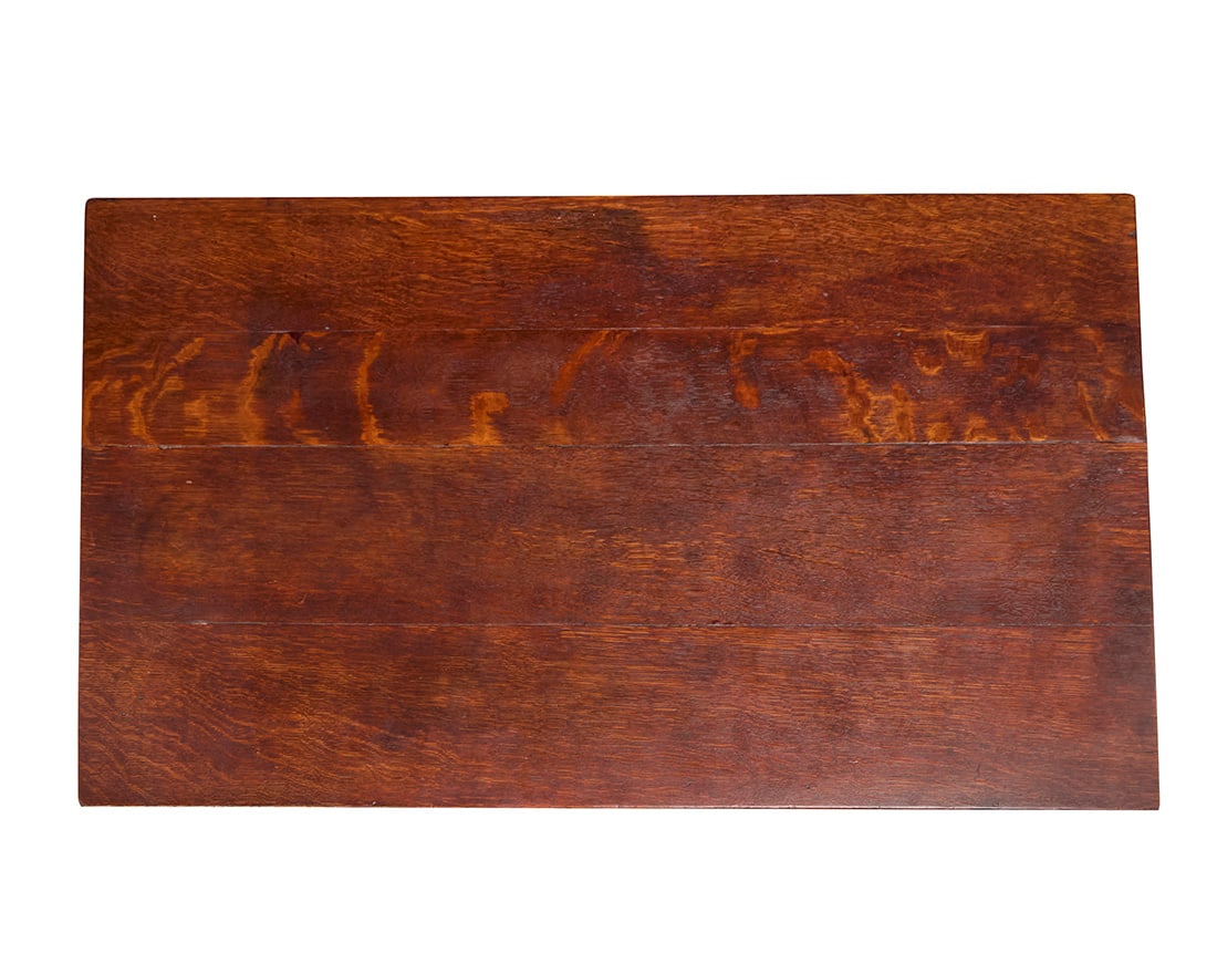 A Gustav Stickley oak library table, no. 652 - 3