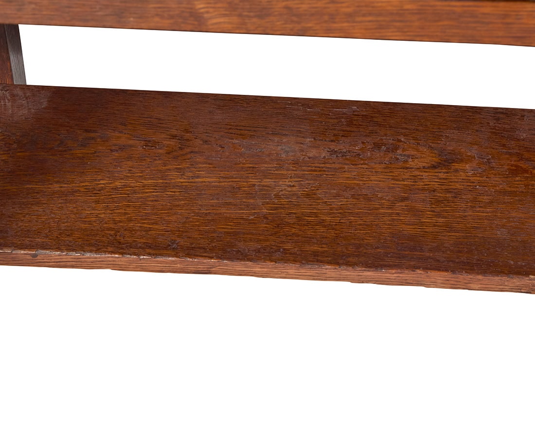 A Gustav Stickley oak library table, no. 652 - 4