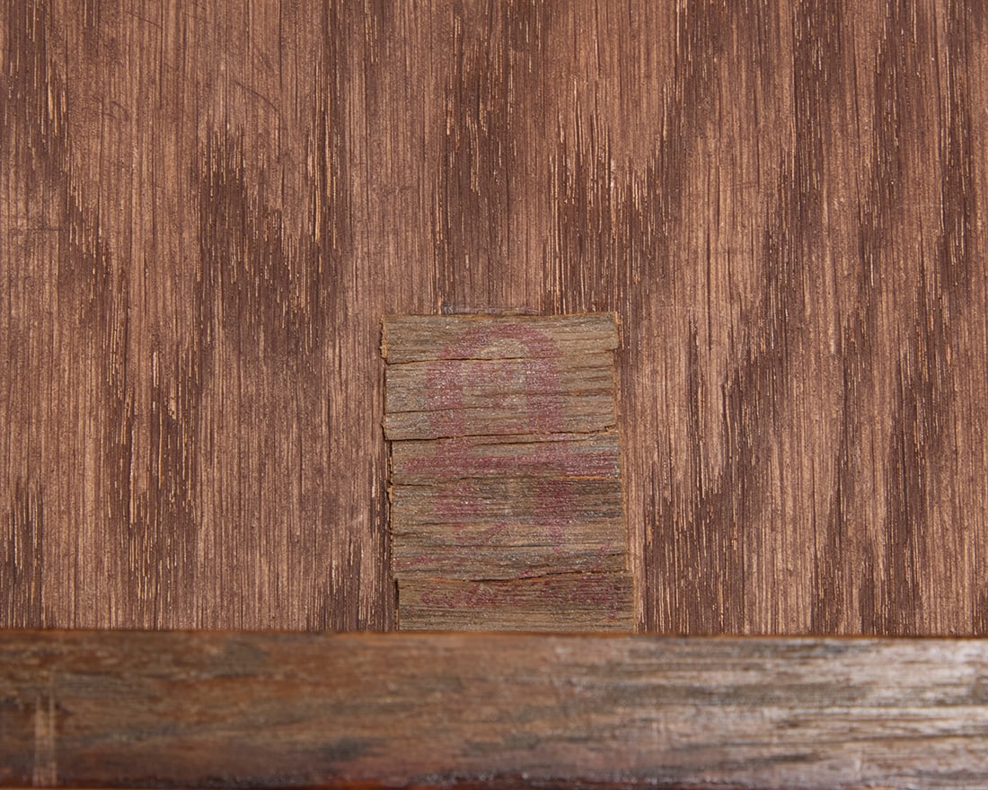 A Gustav Stickley oak library table, no. 652 - 6