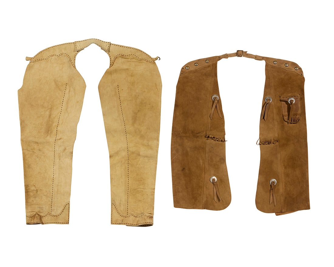 Two pairs of Western style leather chaps (1 of 2)