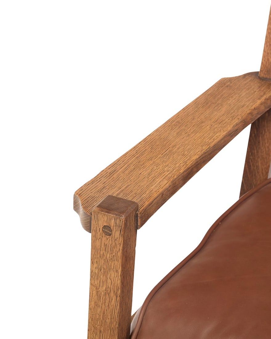 An L. & J. G. Stickley Onondaga rocking chair, no. 751 - 3