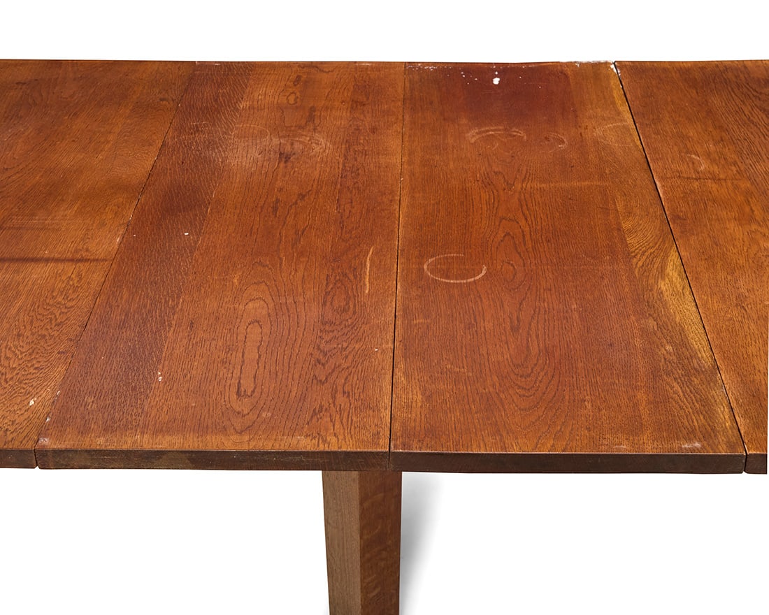 An Arts & Crafts extension dining table - 10