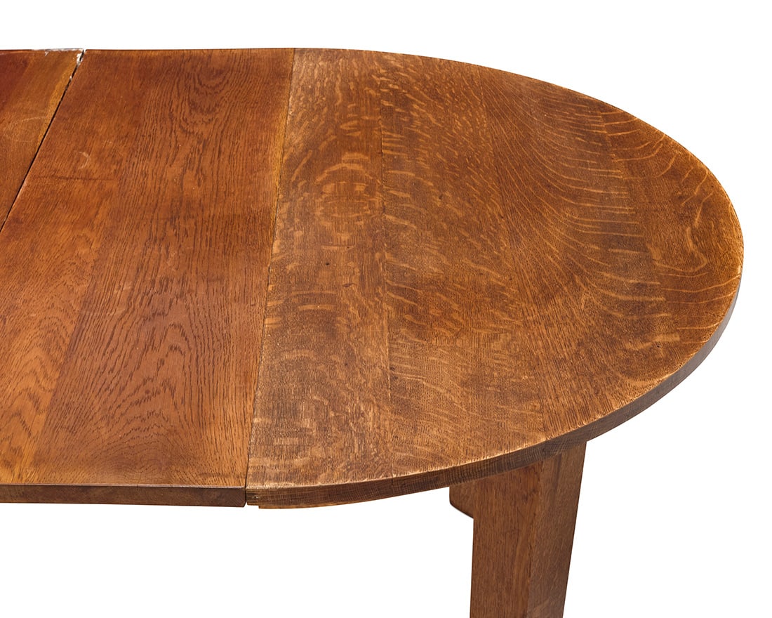 An Arts & Crafts extension dining table - 11