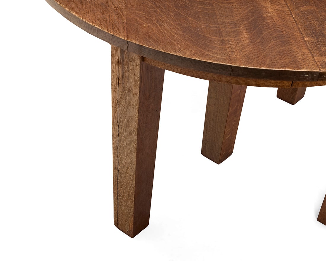 An Arts & Crafts extension dining table - 3