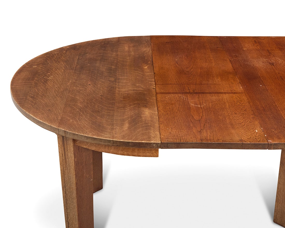 An Arts & Crafts extension dining table - 9