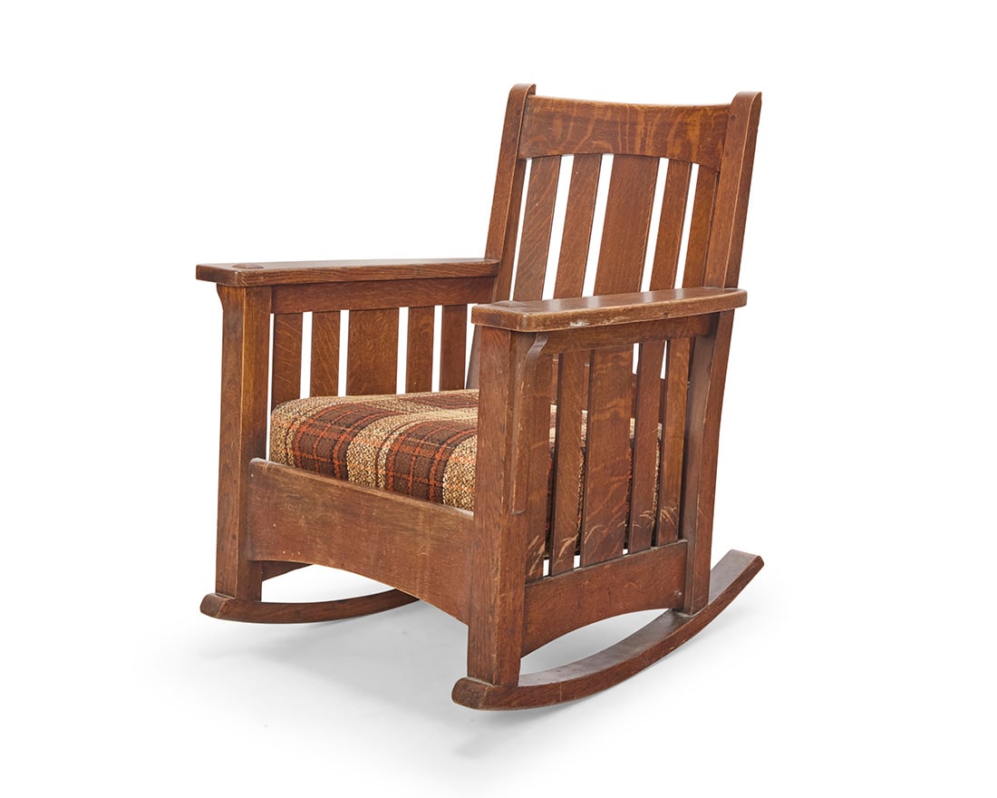 A Limbert oak rocking chair (1 of 8)