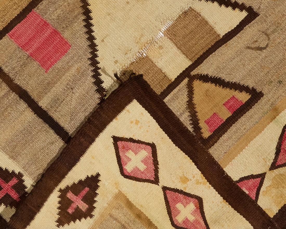 A Navajo Storm Pattern rug - 2