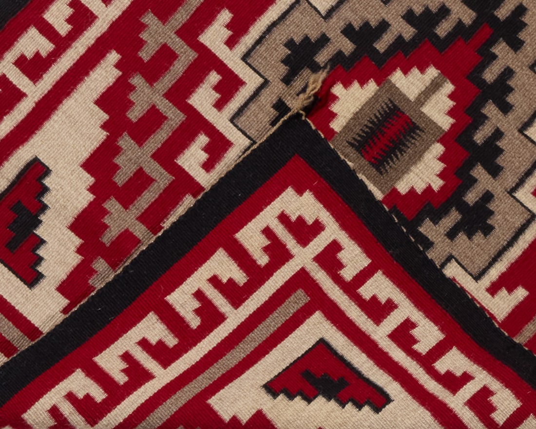 Two small Navajo Ganado textiles - 2