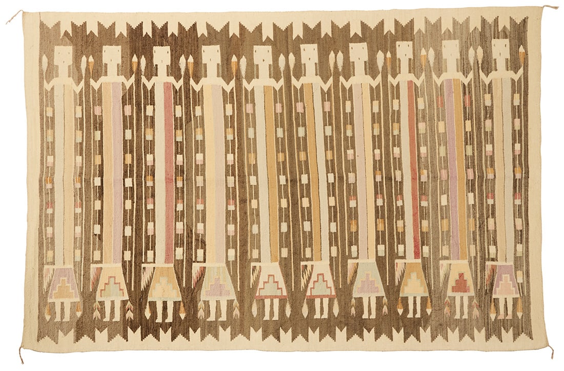 A Navajo Yei textile - 3