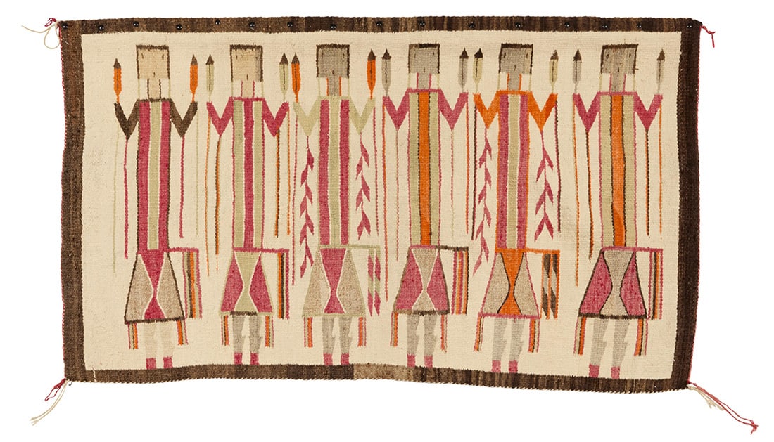 A Navajo Yei textile (1 of 3)