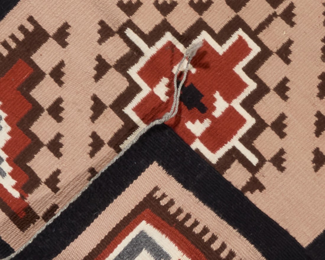 Two small Navajo Ganado textiles - 2