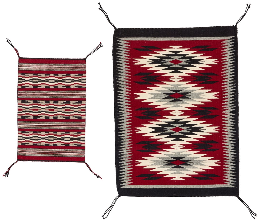 Two small Navajo Ganado weavings (1 of 4)