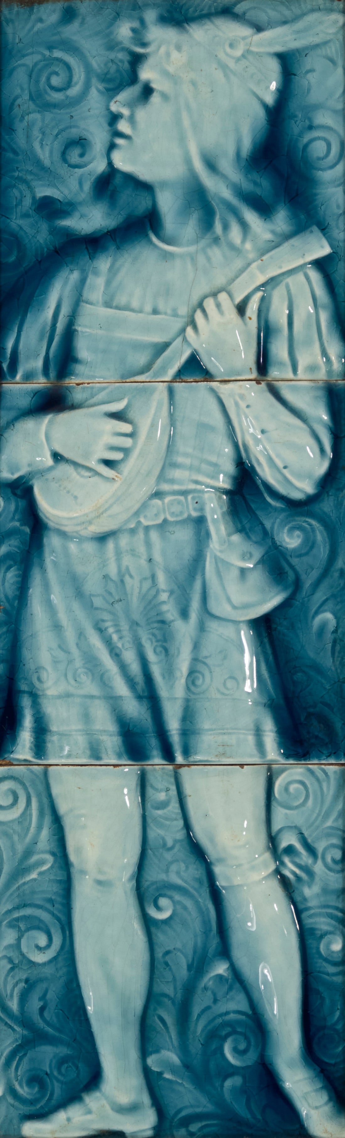 Two American Encaustic Tiling Co. glazed ceramic panels - 5