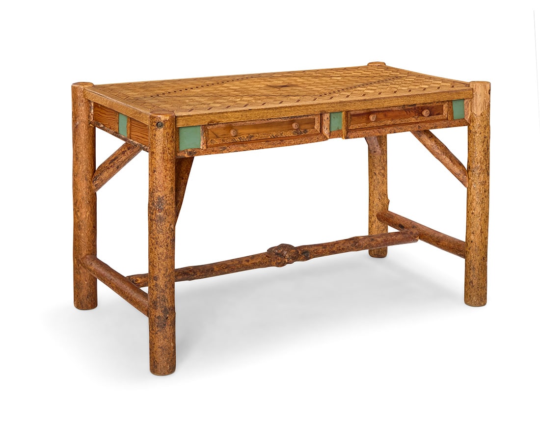 An Old Hickory style Adirondack desk (1 of 11)