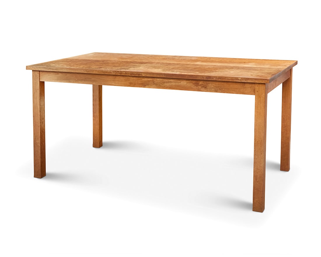 An Arts & Crafts style cherrywood harvest table (1 of 7)