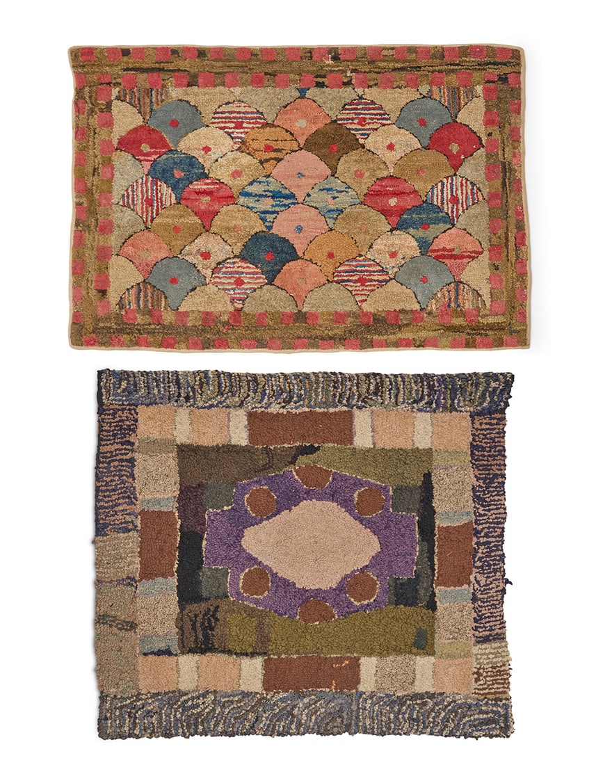 Two American hooked rugs (1 of 5)