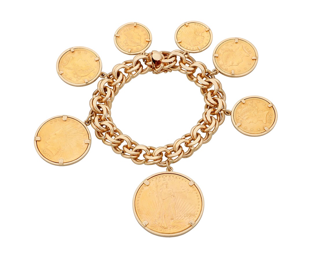 A Gold Coin Bracelet (1 of 3)