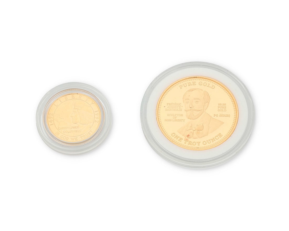 A 24K and 22k Gold Coin (1 of 2)