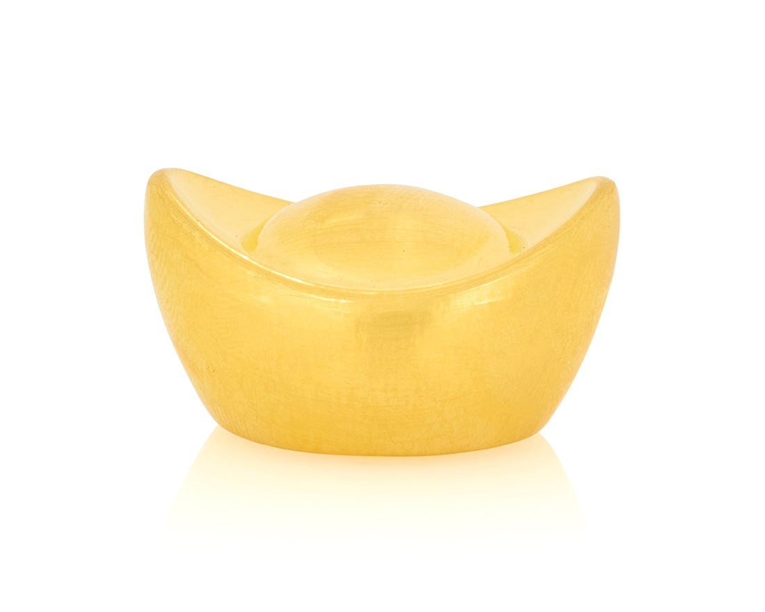 A 24K Gold Chinese Ingot (1 of 4)