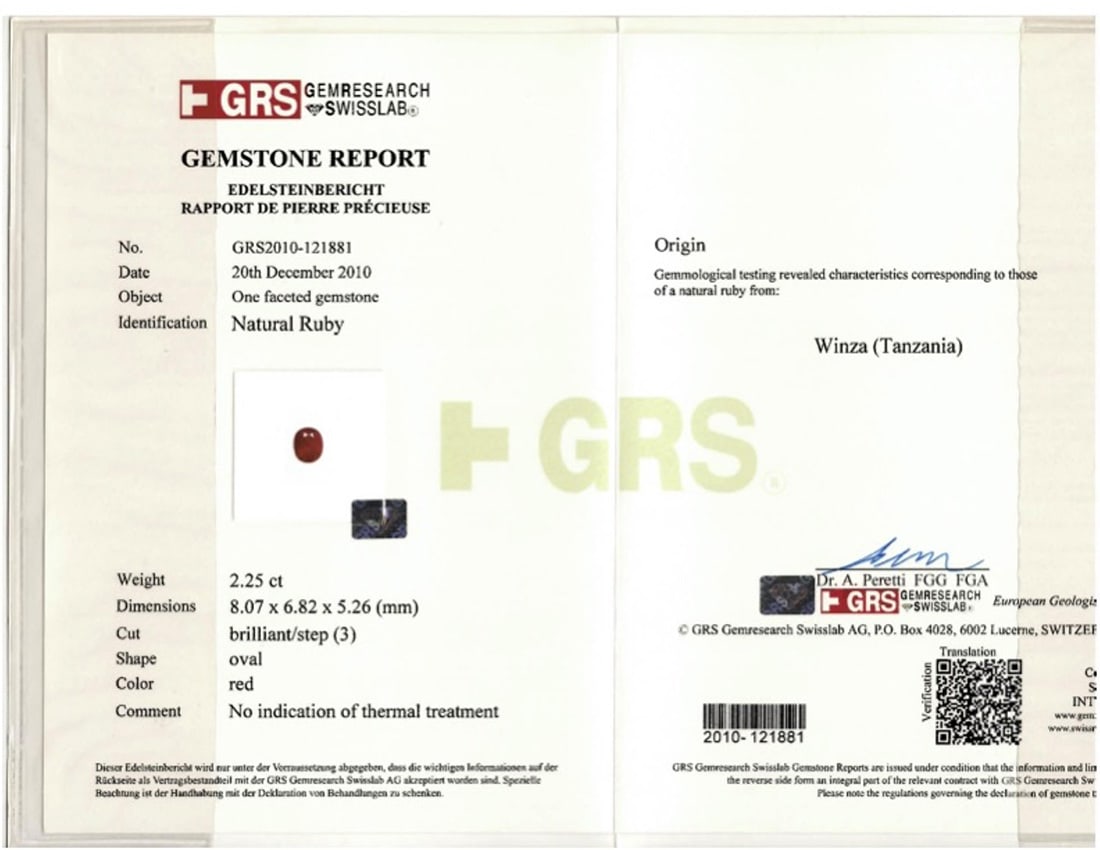 An 18K White Gold, Ruby and Diamond Ring - 4