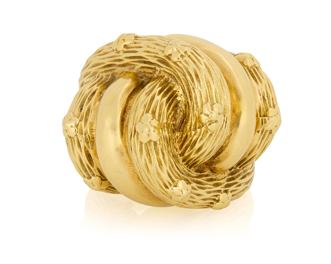 An 18K Gold Ring - 3