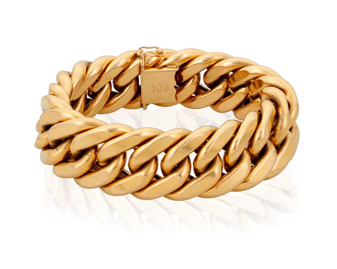UnoAErre: An 18K Gold Link Bracelet (1 of 4)