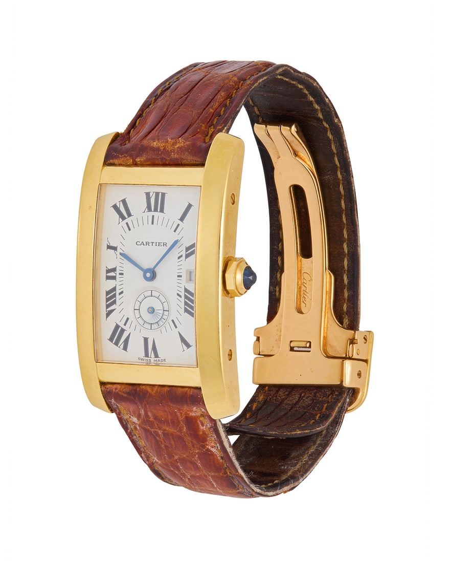 Cartier: An 18K Gold 'Tank' Watch (1 of 4)