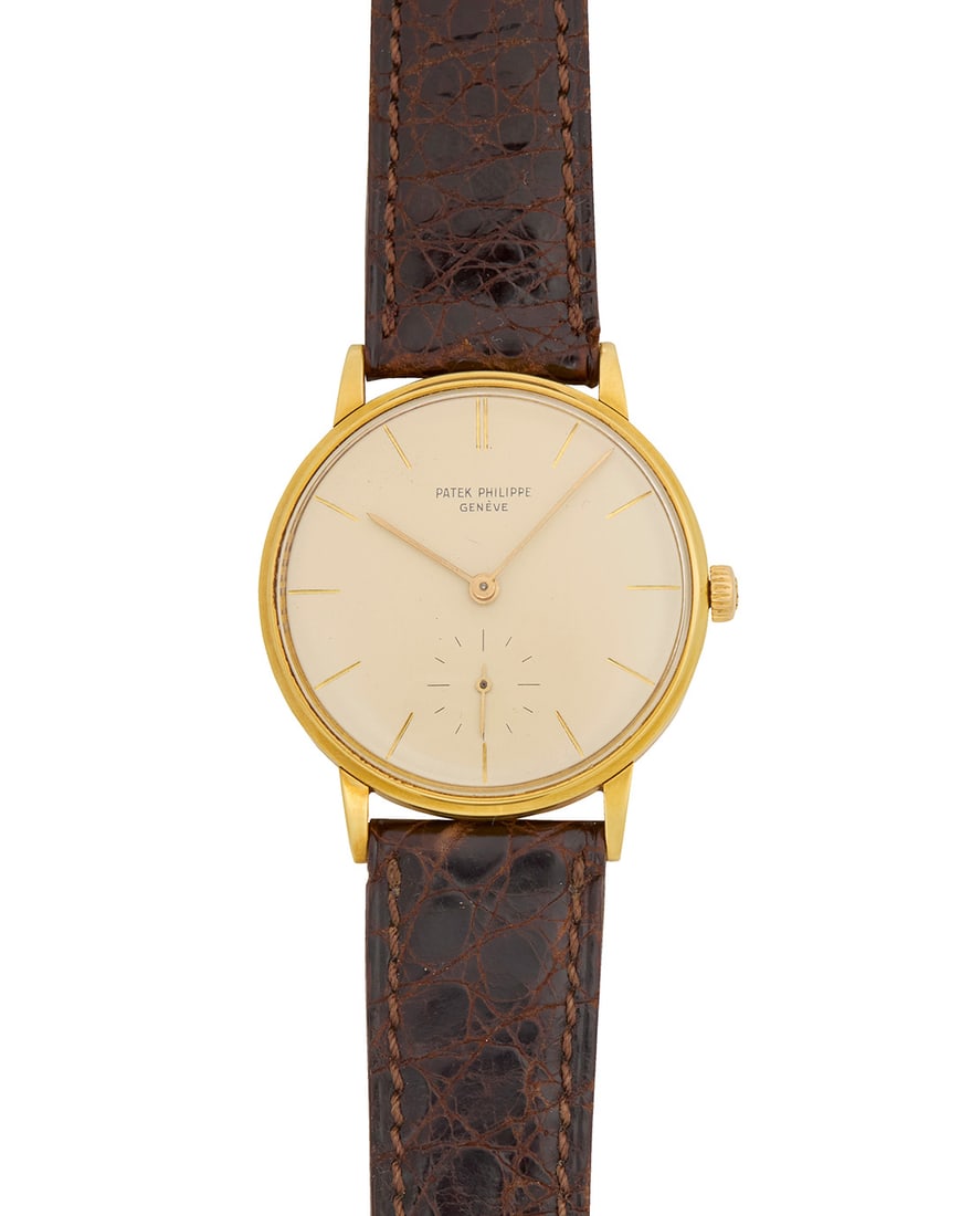 Patek Philippe: An 18K Gold 'Calatrava' Watch (1 of 3)