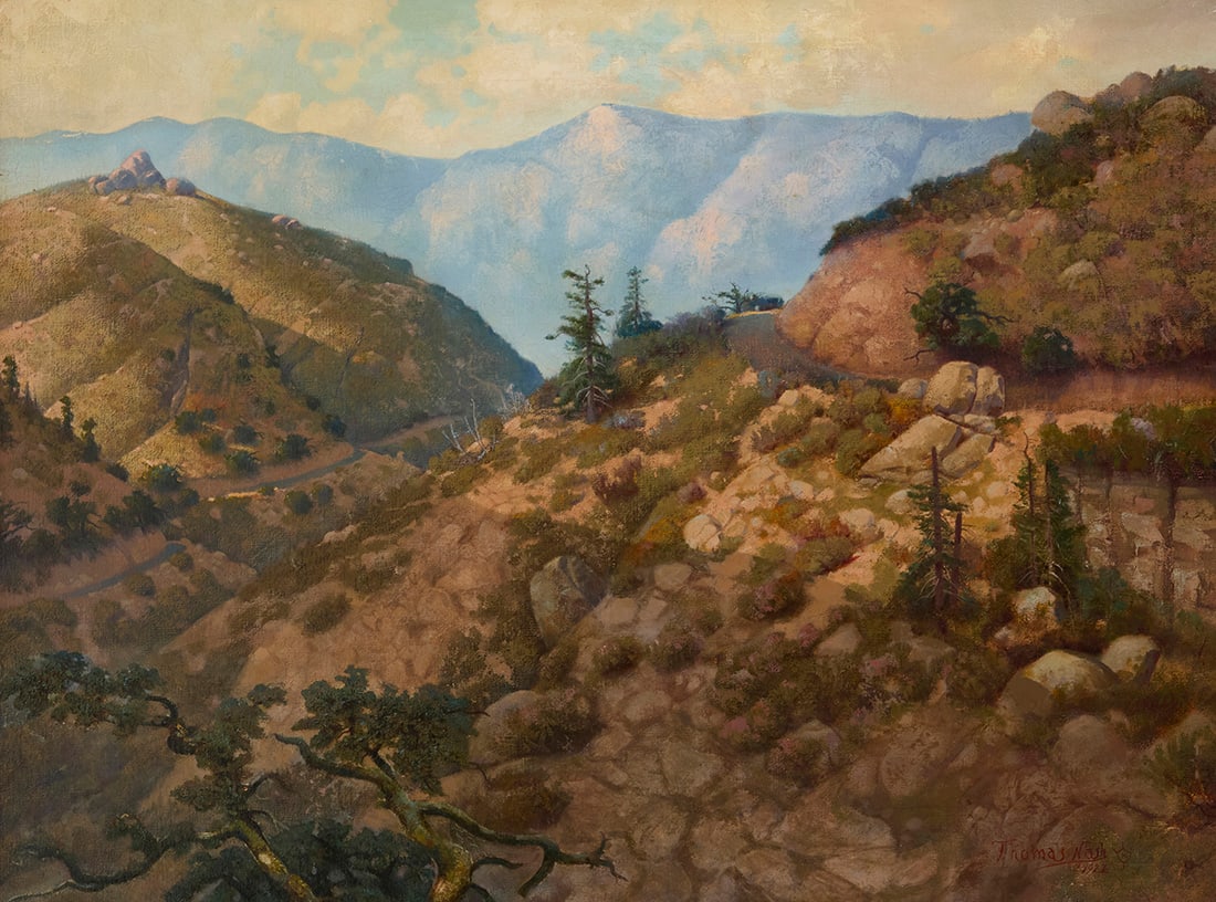 Thomas Nash (1856-1927), "The Mountain Road," 1922 (1 of 8)