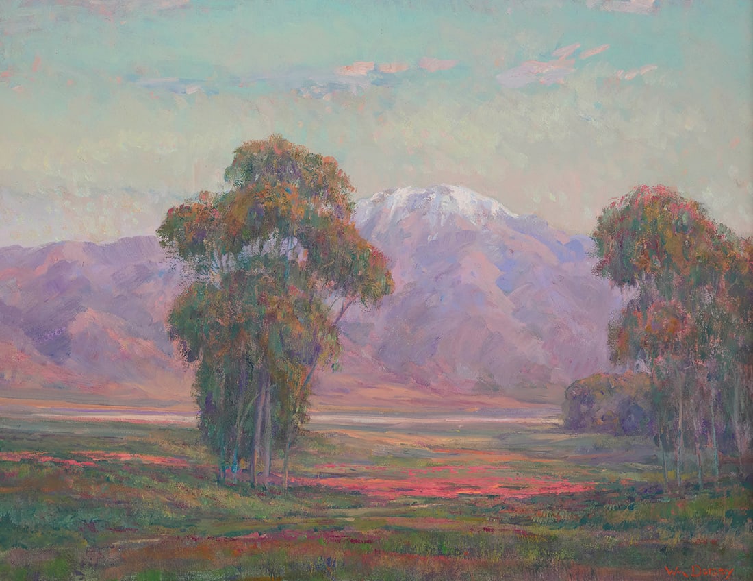 William Dorsey (1942-2019), Trees in a mountain landscape (1 of 5)