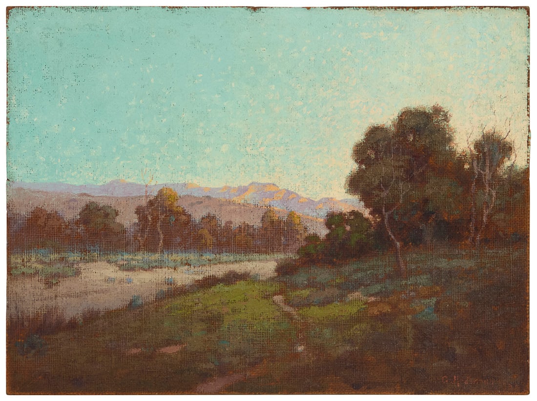 Granville Redmond (1871-1935), "Near Parkfield, California," 1906 (1 of 6)
