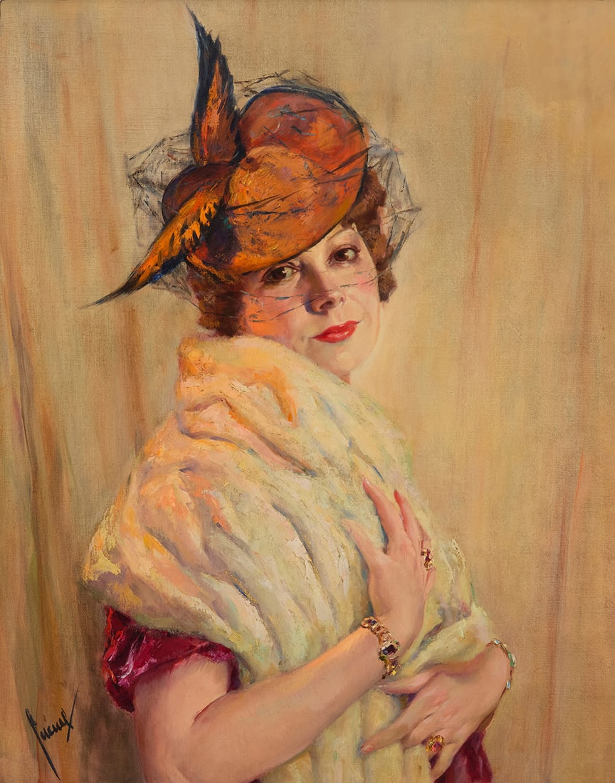 Edward Alfred Cucuel (1875-1954), "Portrait of Aileen Carlyle," 1941 (1 of 7)